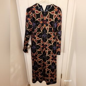 Dress Midi Satin Zara